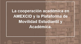 La cooperación académica en AMEXCID